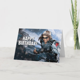 Carte Avengers Classiques Winter Soldier dans la neige