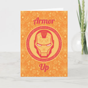 Carte Avengers Paisley Logo Iron Man