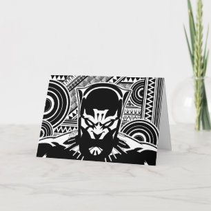 Carte Avengers   Visage Tribal de Black Panther