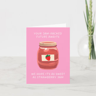 Carte avenir pleine de confiture