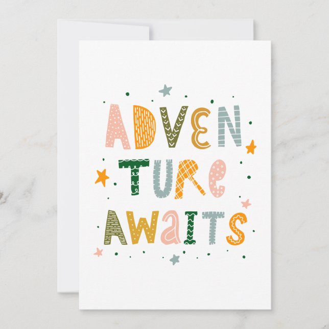 Carte Aventure Attend (Devant)