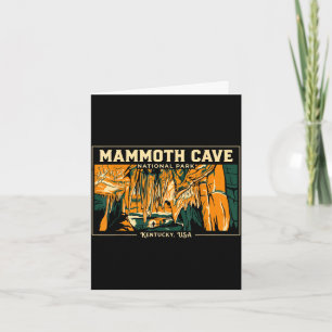 Carte Aventure au parc national vintage de Mammoth Cave