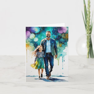 Carte "Aventures avec Papa" - Une joyeuse fête des Pères