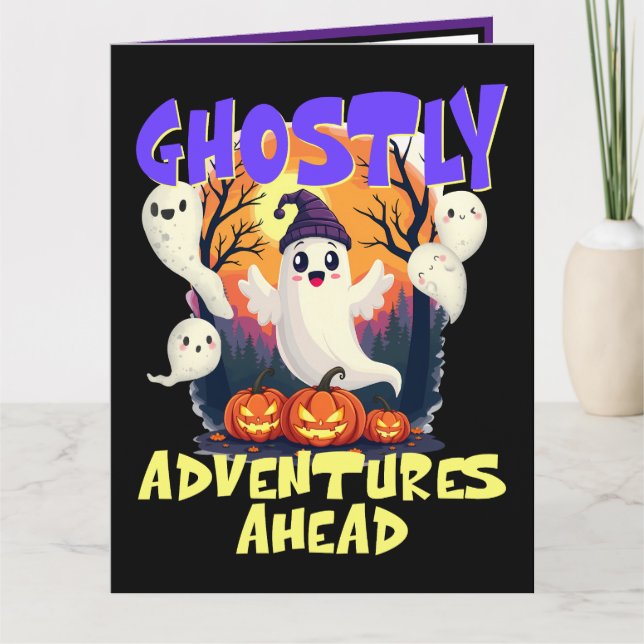 Carte Aventures fantômes, Fantômes de la fête d'Hallowee (Devant)