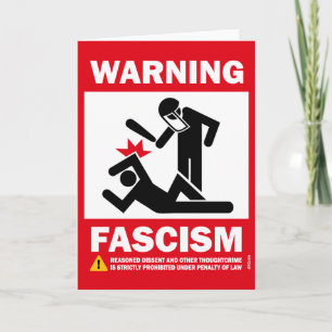Carte avertissement: Fascism