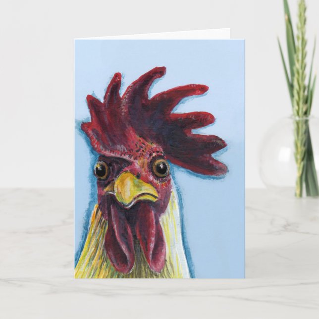 Carte Avez-vous dit le poulet ? (Devant)