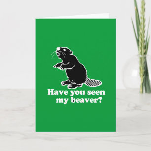 CARTE AVEZ-VOUS VU MON BEAVER ?