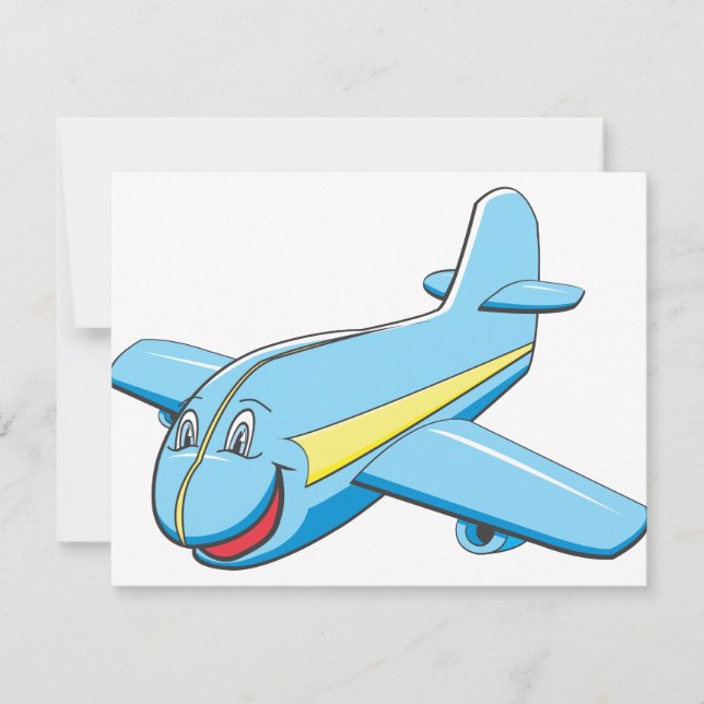 Carte Avion de dessin (Devant)