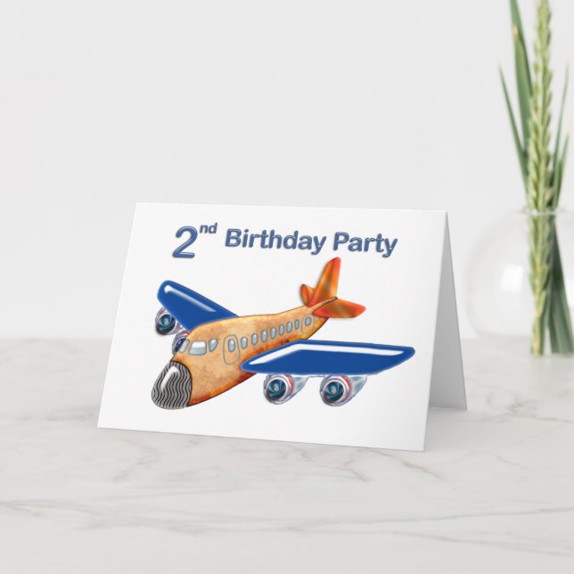 Carte Avion Extraordinaire 2e anniversaire (Devant)