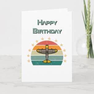 Carte Avion Militaire Volant, Aéronautique Anniversaire