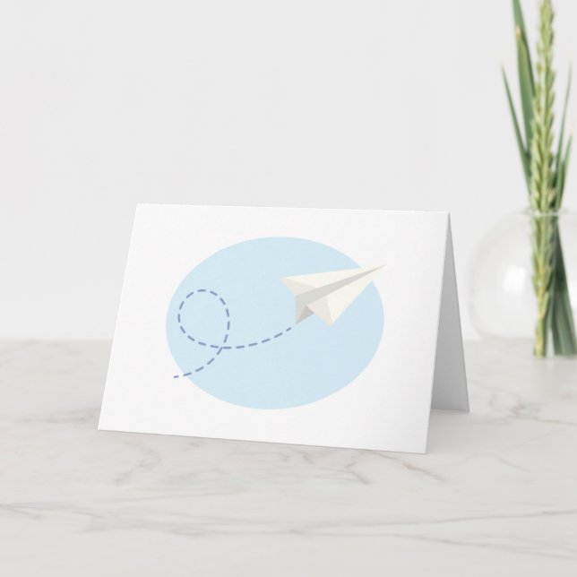 Carte Avion papier (Devant)