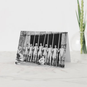 Carte Aviron de l'équipage, 1916