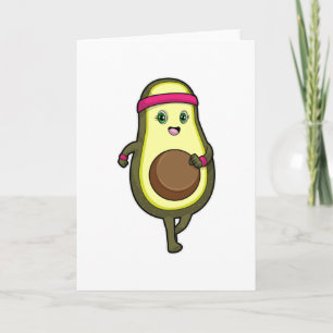 Carte Avocado à Jogging avec Headband