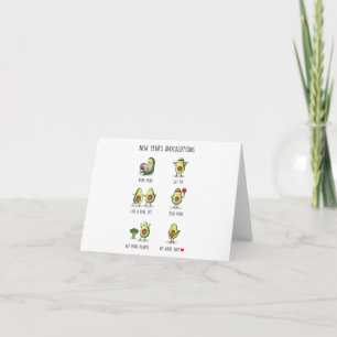 Carte Avocado Sport Fitness Vegan Weight Loss Amusement
