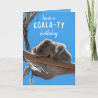 Avoir un anniversaire animal amusant Koala-ty