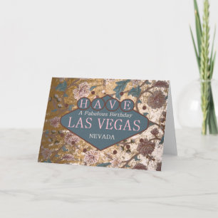 Carte Avoir Un Fabuleux Anniversaire Las Vegas Card