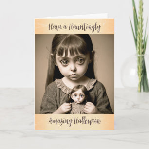 Carte Avoir une Halloween incroyablement horrible