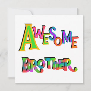 Carte Awesome Frère T-shirts et cadeaux