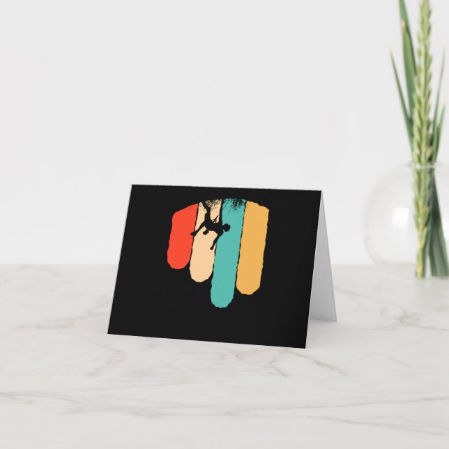 Carte Awesome Rock Escalade Retro Mountain Climker (Devant)