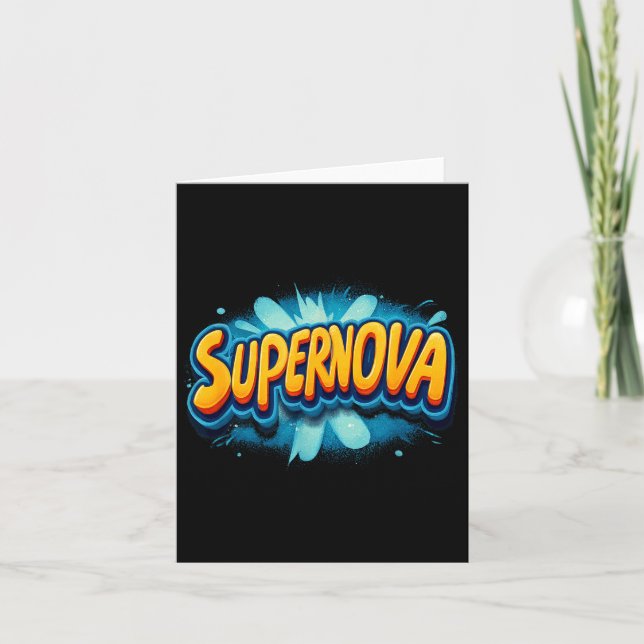 Carte Awesome Supernova Costume For Boys And Girls  (Devant)