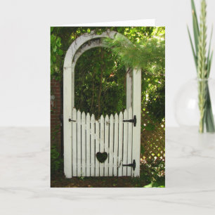 Carte Axe de coeur de jardin de sympathie