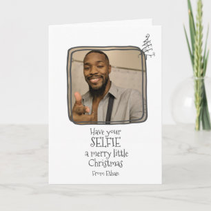 Carte Ayez Votre Selfie Un Joyeux Petit Noël