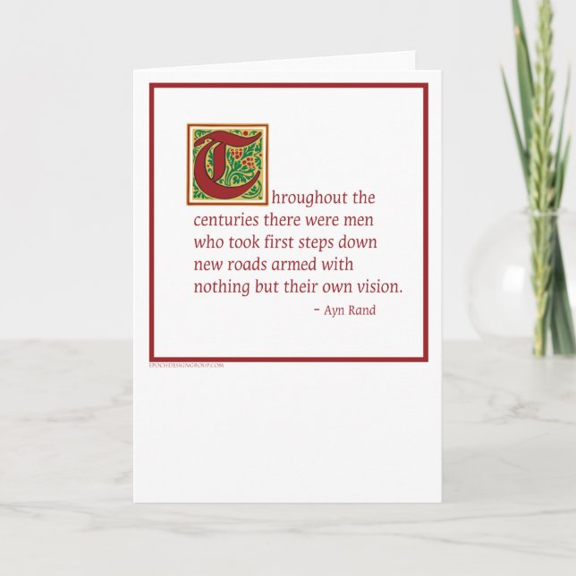 Carte Ayn Rand (Devant)