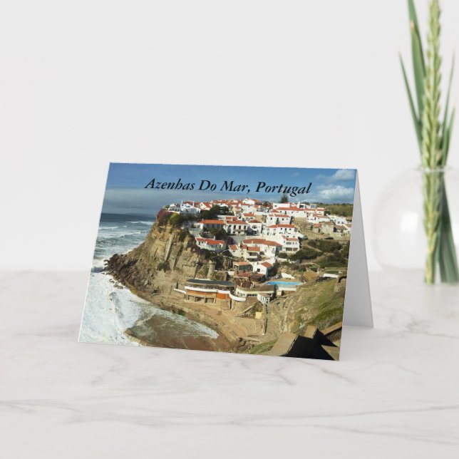 Carte Azenhas Do Mar, Portugal, (Devant)