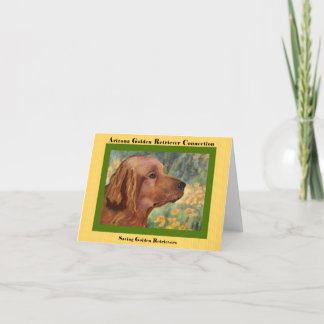 Carte AZGRC sauvant les chiens d'arrêt d'or