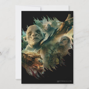 Carte Azog, Narzug et Bolg Graphic