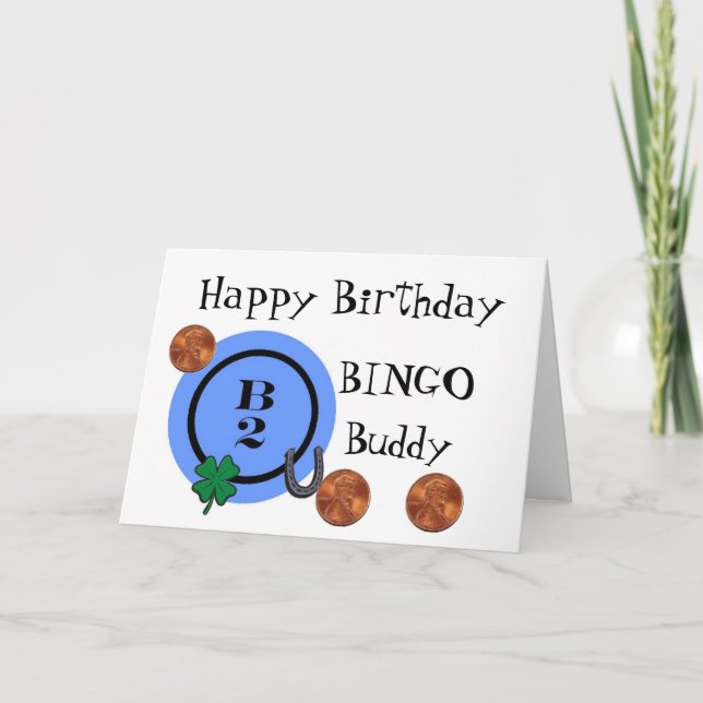 CARTE B2 DE BINGO-TEST (Devant)