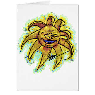 Carte B de bande dessinée de rire de ventre