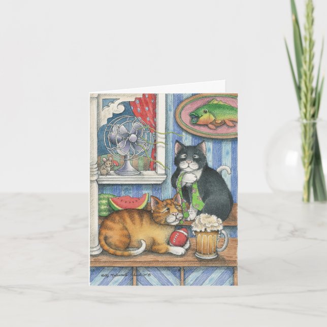 Carte B et note de fête des pères de T #18 (Devant)