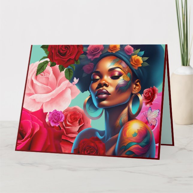 CARTE B-GIIRL GREETING CARDS-SENTRA (Devant)