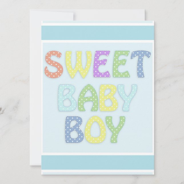 Carte Baby Boy (Devant)