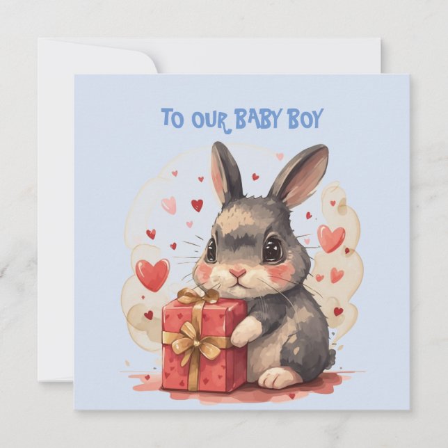 Carte Baby Boy Valentine (Devant)