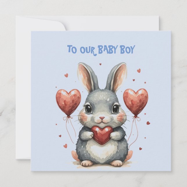 Carte Baby Boy Valentine (Devant)