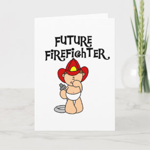 Carte Baby Future Firefighter Tshirts et cadeaux
