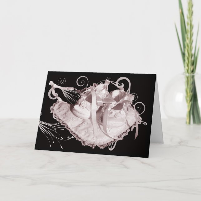 Carte Baby Girl Félicitations nouveau bébé (Devant)