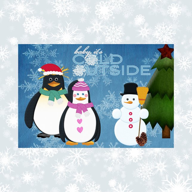 Carte Baby It's Cold Outside Card (Créateur téléchargé)