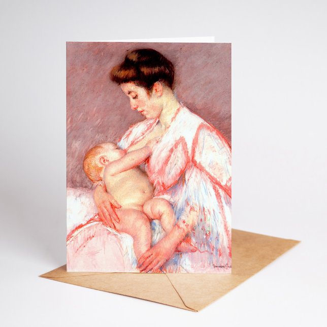 Carte Baby John allaité | Mary Cassatt (Créateur téléchargé)