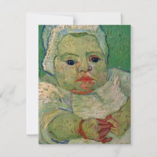 Carte Baby Marcelle Roulin par Vincent van Gogh