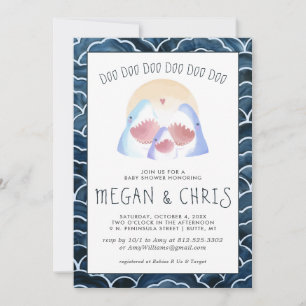 Carte Baby Shark Doo Baby Shower Requin Bébé Mignon