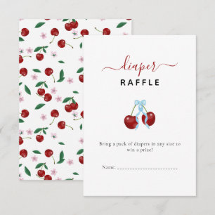 Carte Baby shower de rousseur de cerise Bleu Bow Boy