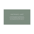 Carte Baby shower HANNAH Sage Green Boho