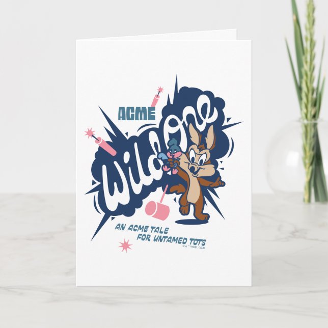 Carte Baby WILE E. COYOTE™ - Wild One (Devant)