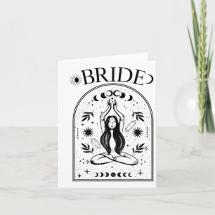 Carte Bachelor gothique céleste de Tarot Coven Bride