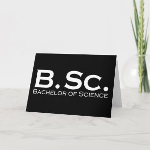 Carte Bachelor of Science
