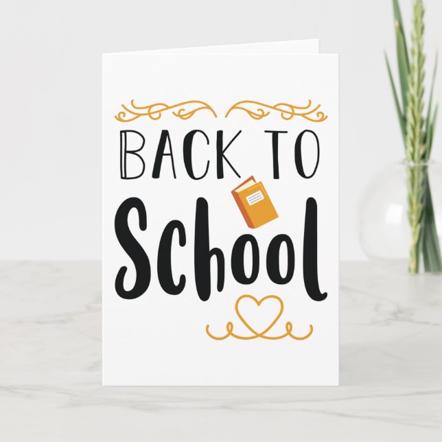 Carte Back to school (Devant)