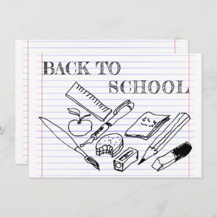 Carte Back to school